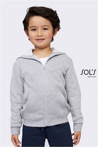 FELPA SPAZZONATA UNISEX STONE